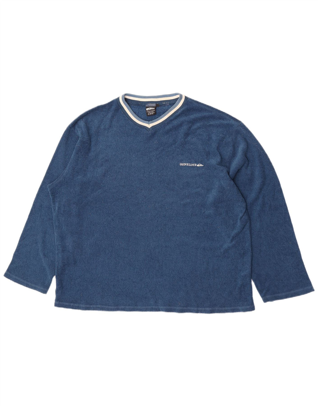 Мужской флисовый джемпер Quiksilver 2XL синий полиэстер