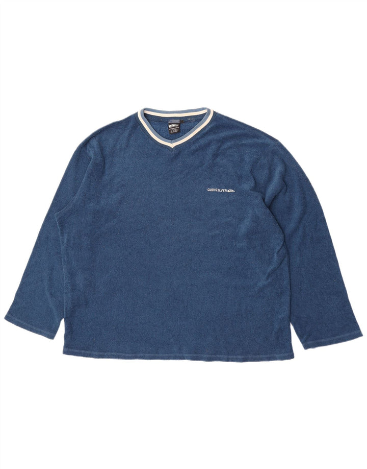 Мужской флисовый джемпер Quiksilver 2XL синий полиэстер