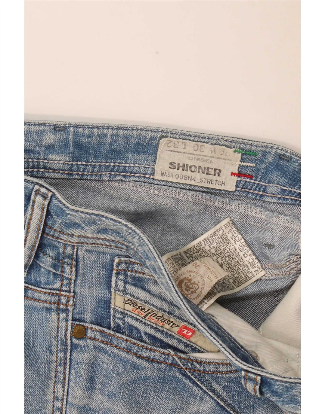 Женские зауженные джинсы Diesel Shioner W30 L32 синие