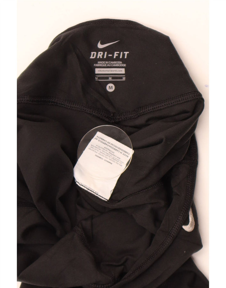 Женские спортивные брюки Nike Dri Fit UK 14, средний черный полиэстер