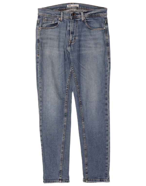 Мужские джинсы скинни Zara EU 42, большие W32 L30, синие