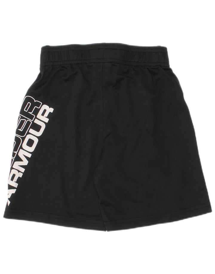 Спортивные шорты с рисунком Under Armour для мальчиков 3–4 лет, черный полиэстер