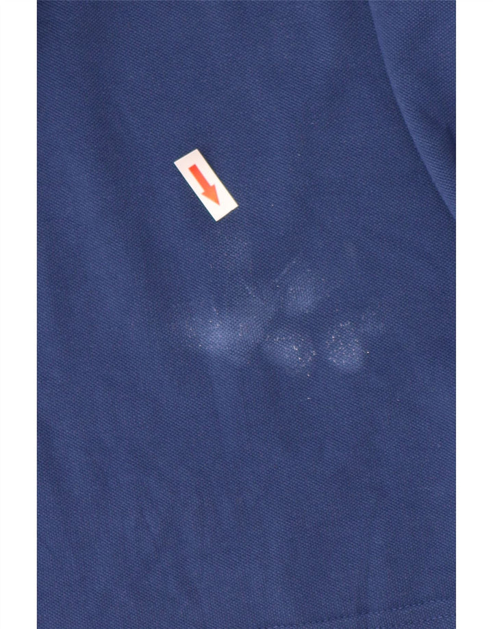 HARMONT & BLAINE Мужская рубашка поло стандартного кроя 4XL темно-синяя, хлопок