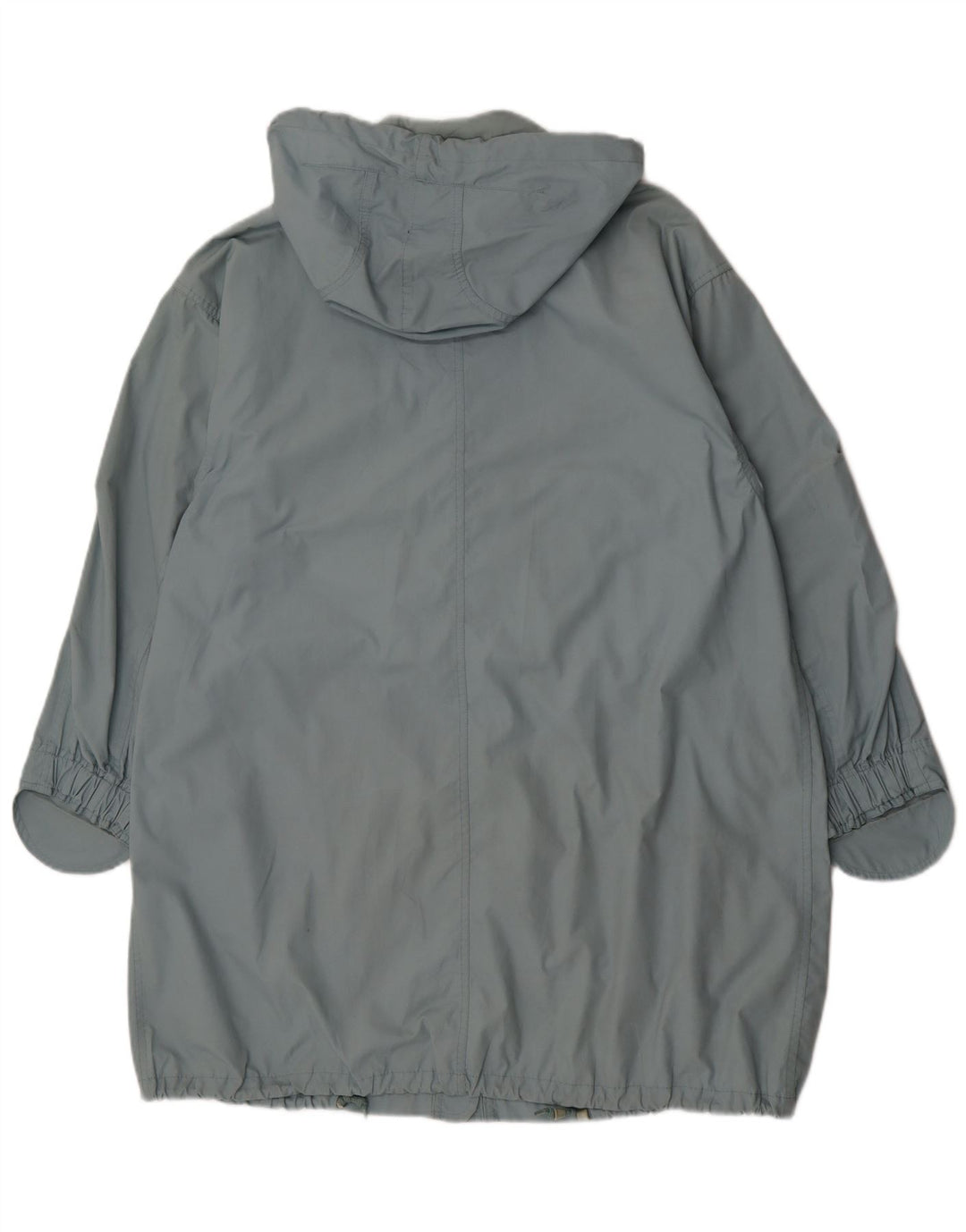 Винтажная женская куртка с капюшоном UK 18 XL, синяя