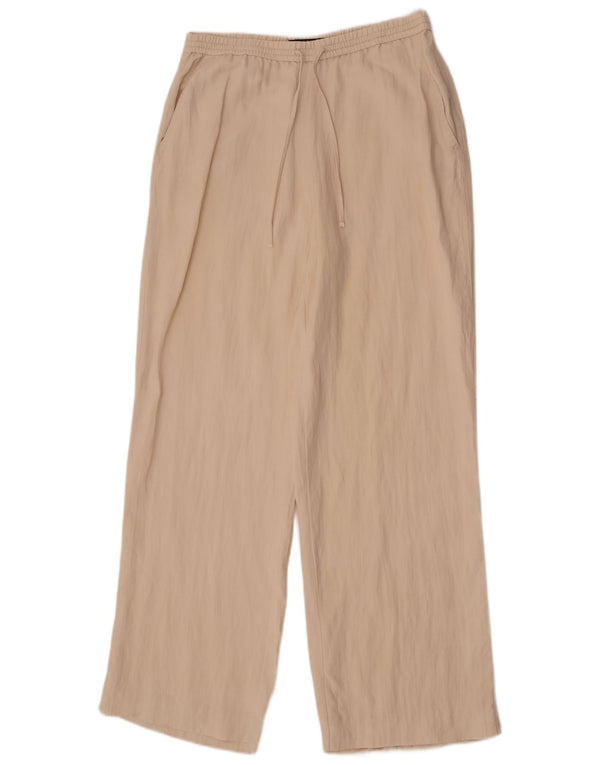 Женские прямые брюки чинос Zara Medium W28 L32 Off White Lyocell