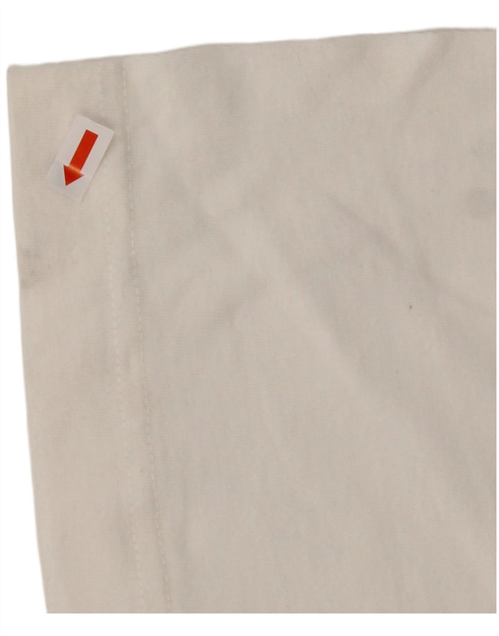 KAPPA Мужская футболка из хлопка среднего размера белого цвета