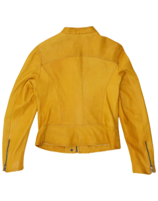 Женская кожаная косуха Bayside IT 44 Medium Yellow Leather