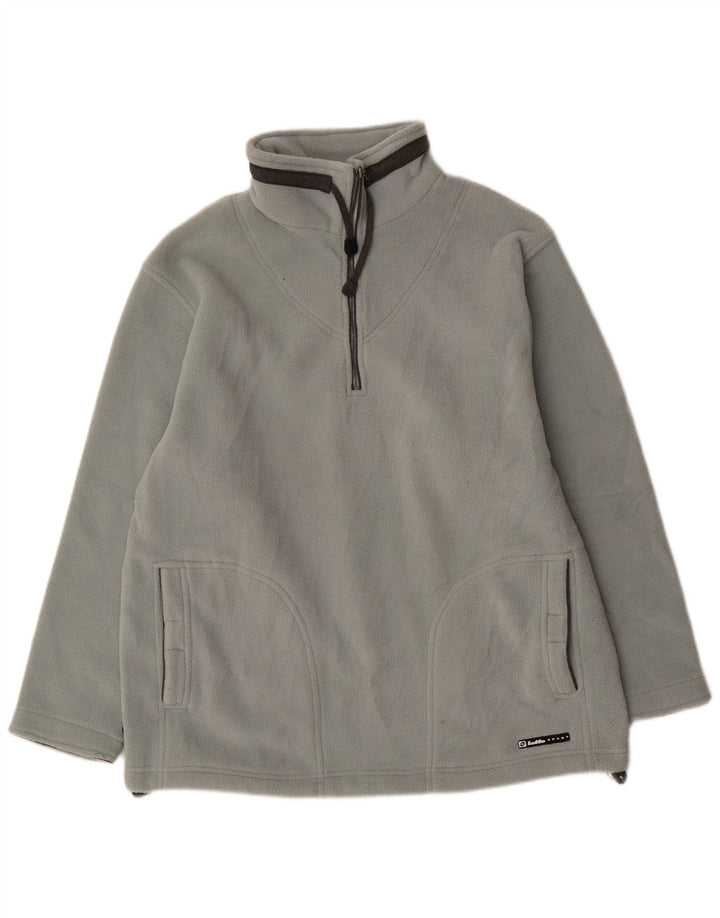 LOTTO Мужской флисовый джемпер с воротником на молнии XL, синий полиэстер