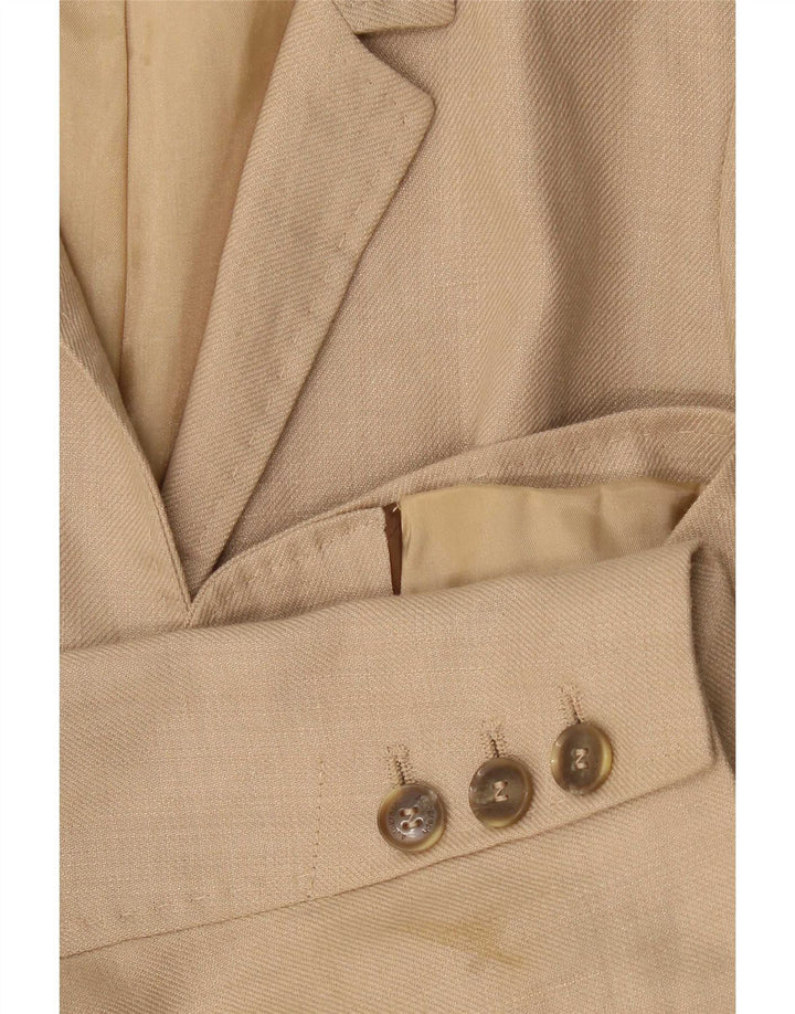 Женский пиджак Marks & Spencer Autograph 1 Button UK 14, большой бежевый