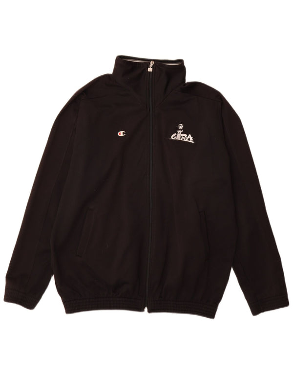 Спортивный костюм свободного покроя Champion для мальчиков, верхняя куртка, 15–16 лет, черный полиэстер