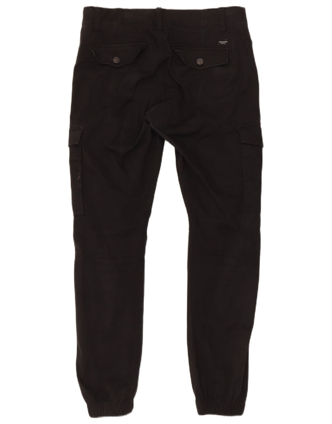 Брюки-карго мужские джоггеры Jack & Jones W30 L32 черные