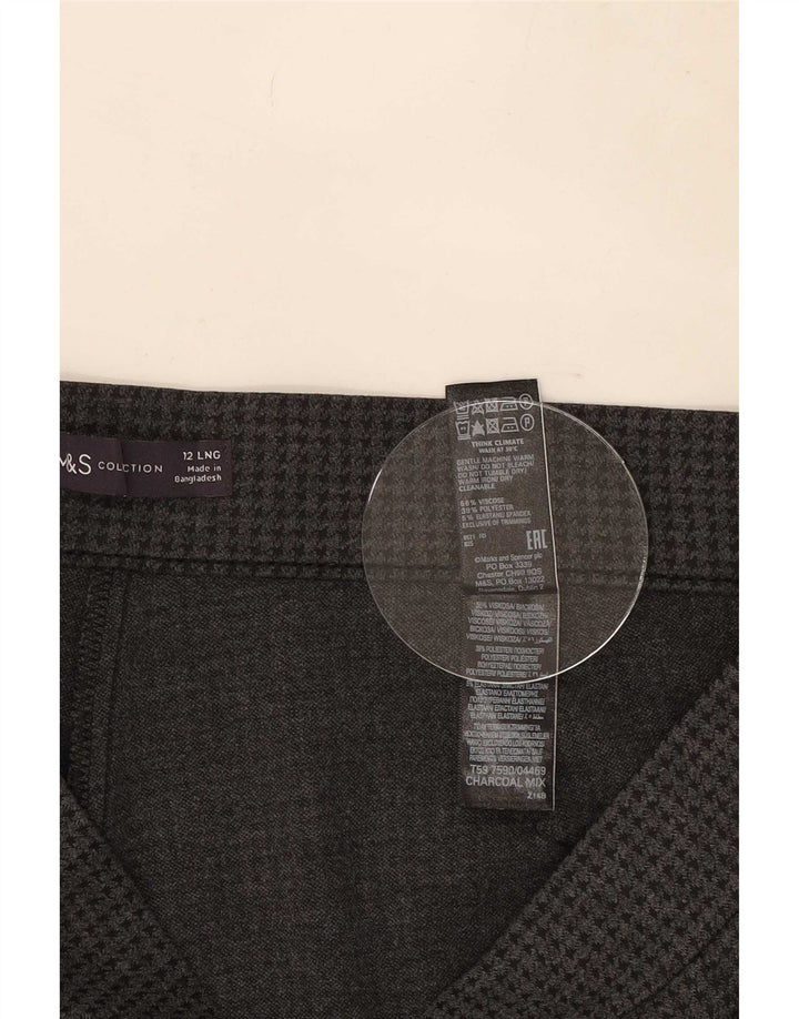 Женские повседневные брюки Marks & Spencer UK 12 Medium W30 L31 Серые