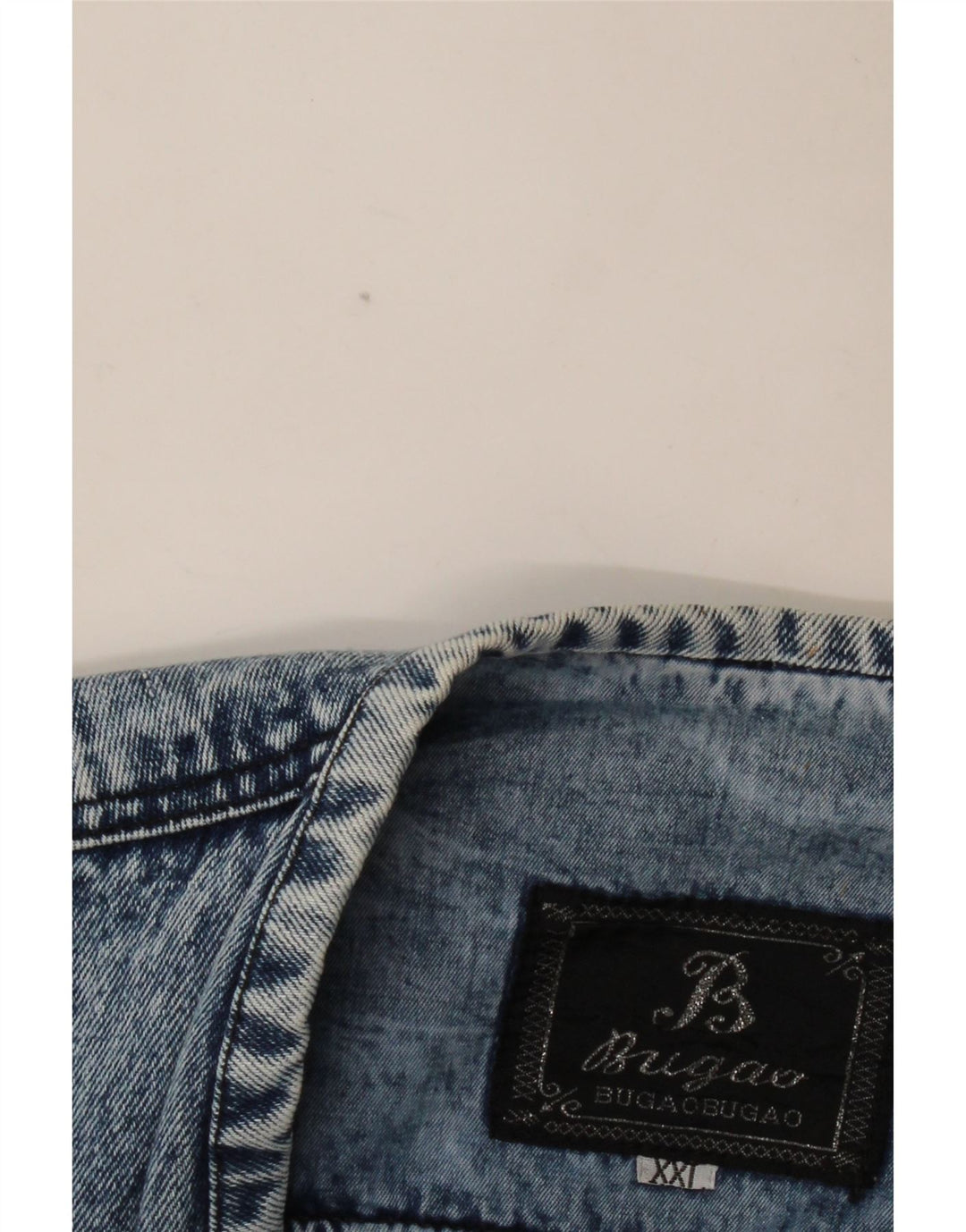 Мужской джинсовый жилет VINTAGE UK 44 2XL синий