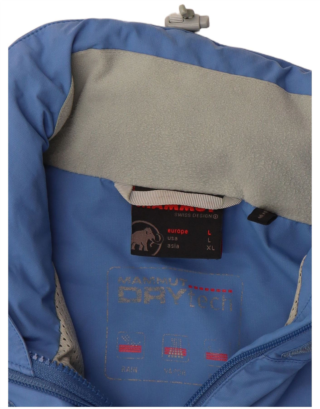 Женская дождевик с капюшоном Mammut UK 16, большой синий