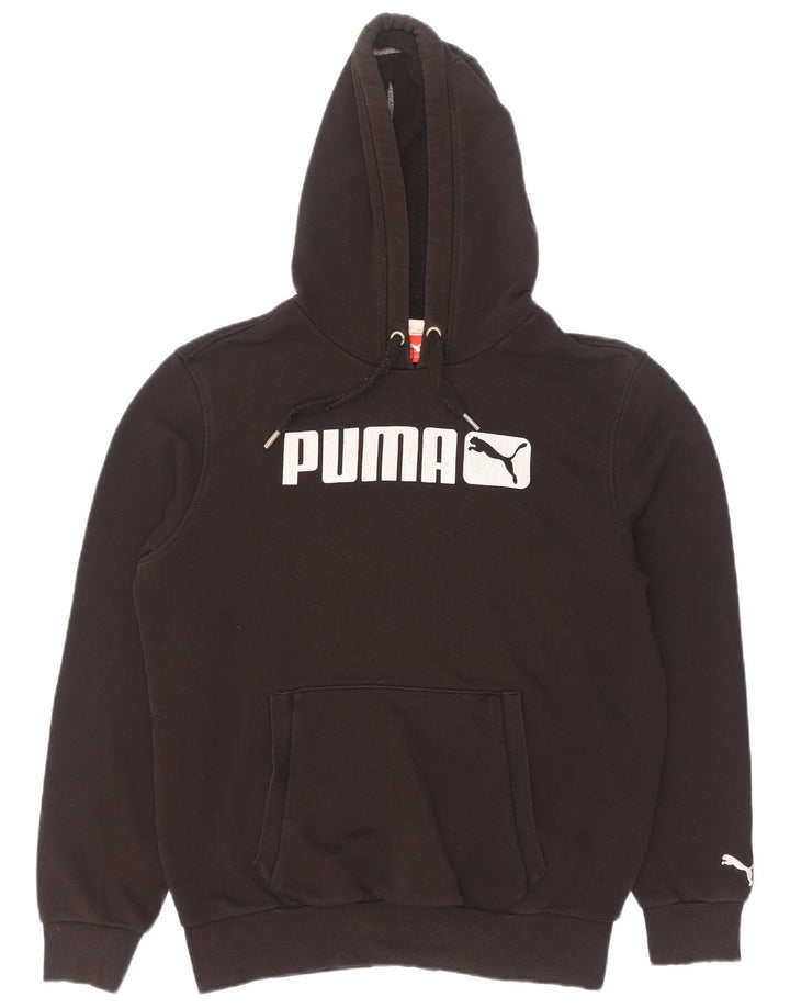 Мужской джемпер с капюшоном с рисунком Puma, маленький черный