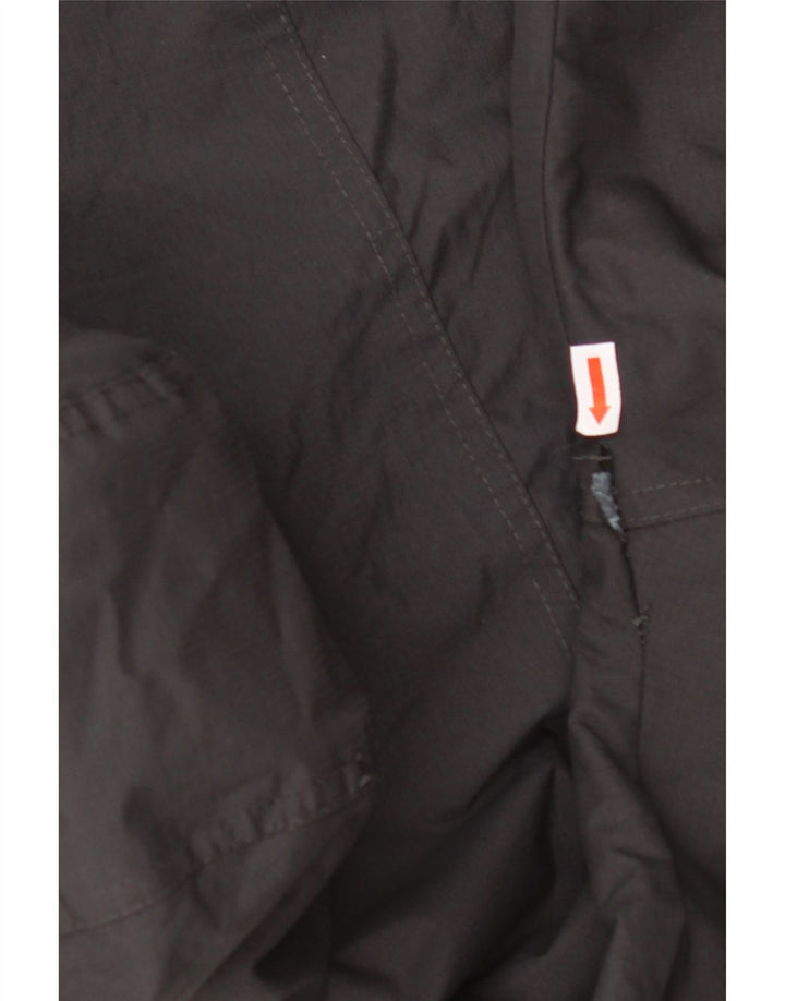 SUPERDRY Женская ветровка с капюшоном UK 18 XL, черный нейлон