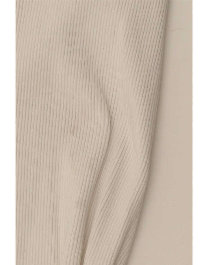 Женский жилет Zara UK 8, маленький, белый, вискоза