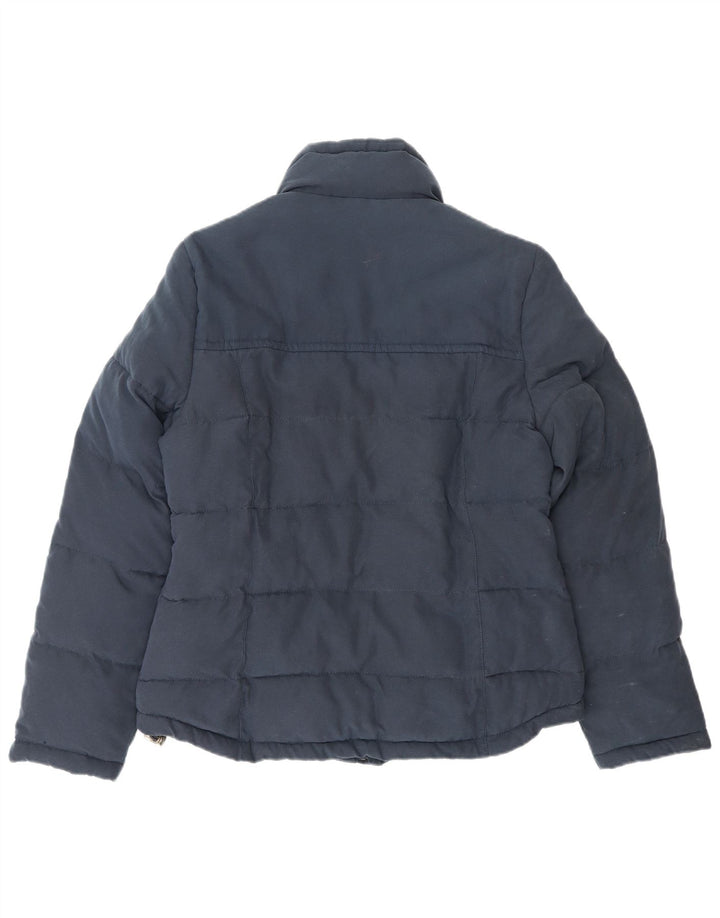 Женская стеганая куртка Joules UK 12, средний темно-синий полиэстер