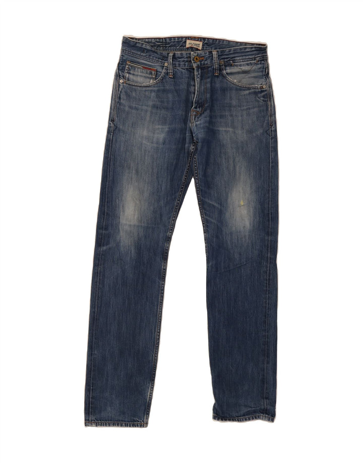 TOMMY HILFIGER Mens Straight Jeans W31 L34 Blue Vintage Tommy Hilfiger and Second-Hand Tommy Hilfiger from Messina Hembry 