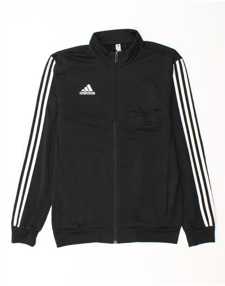 Adidas Мужской спортивный костюм Верхняя куртка Маленький черный полиэстер