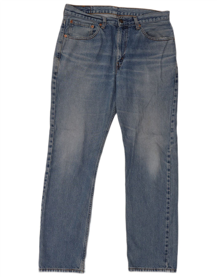 Женские прямые джинсы Levi's 581 W34 L32 синие, хлопок