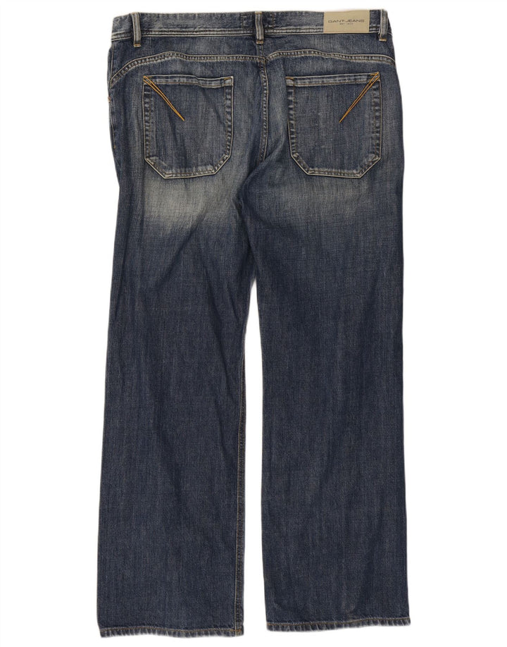 Мужские прямые джинсы Gant W38 L32, синий хлопок