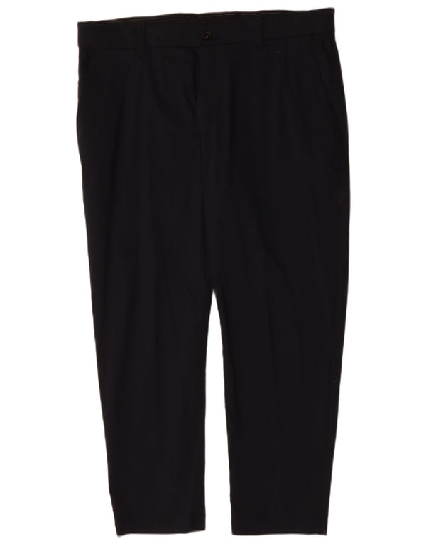 Мужские прямые брюки-чиносы NIKE Dri Fit стандартного кроя W38 L30 темно-синие