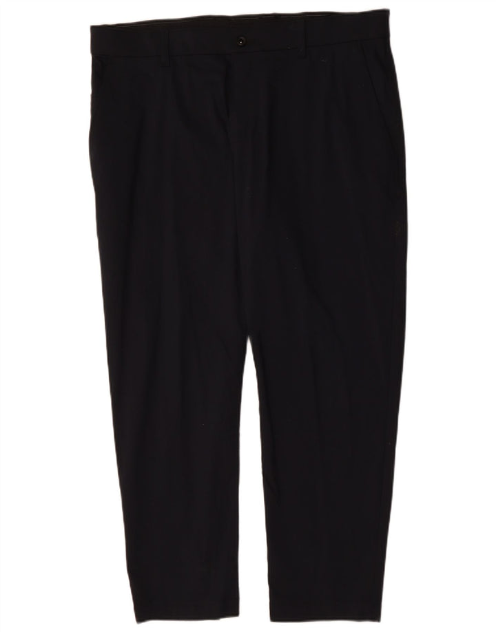 Мужские прямые брюки-чиносы NIKE Dri Fit стандартного кроя W38 L30 темно-синие