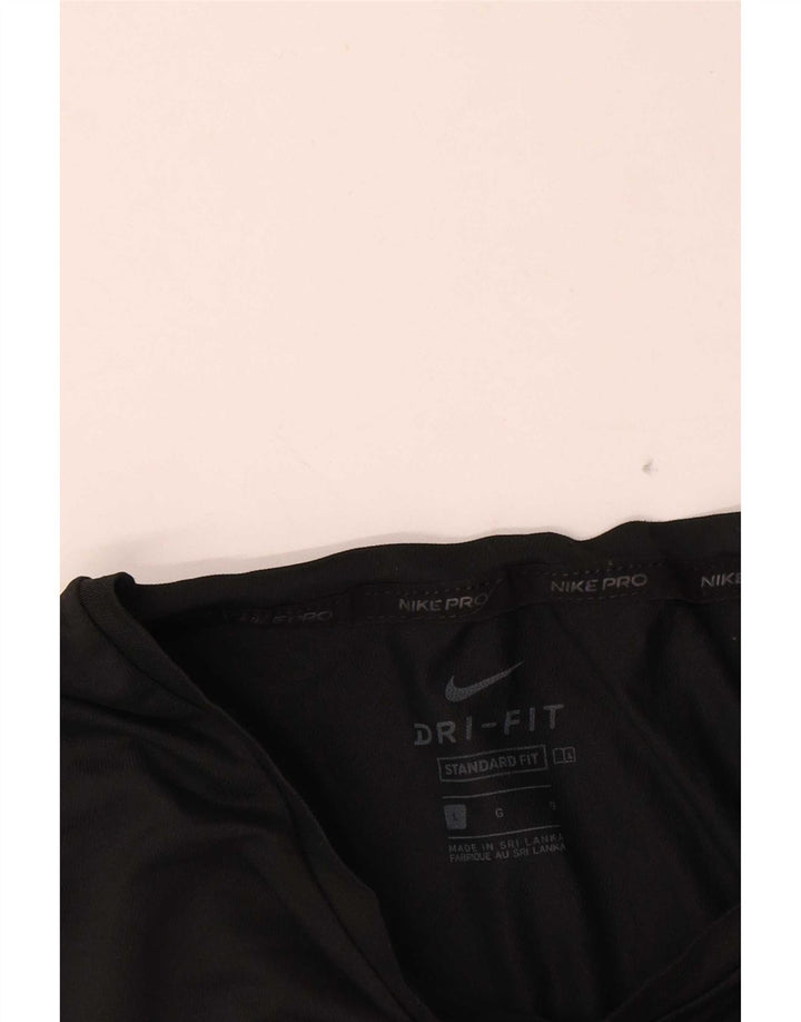 Мужская футболка Nike Dri Fit Standard Fit с графикой, большой черный полиэстер