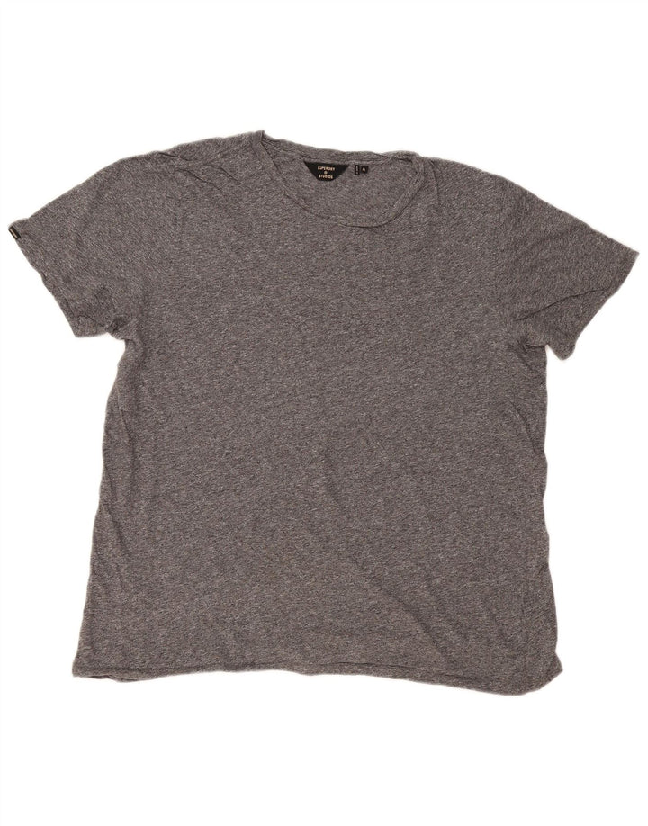 Мужская футболка Superdry Top XL Серая в крапинку