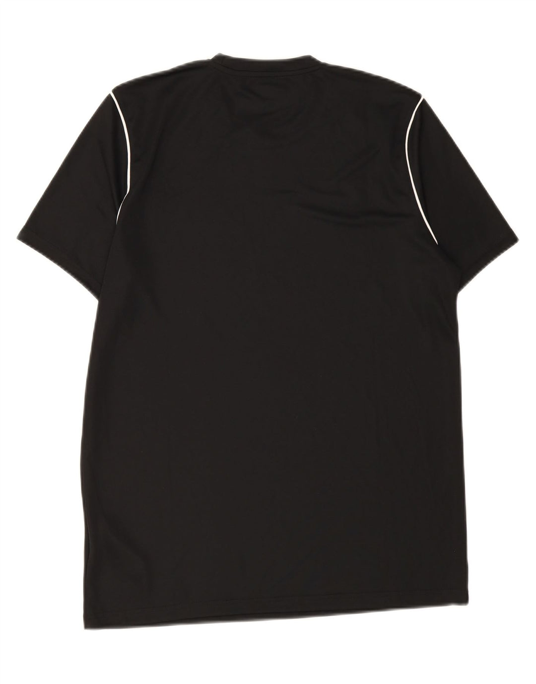 NIKE Mens Dri Fit Slim Fit T-Shirt Top Large Black Polyester Vintage Nike and Second-Hand Nike from Messina Hembry 