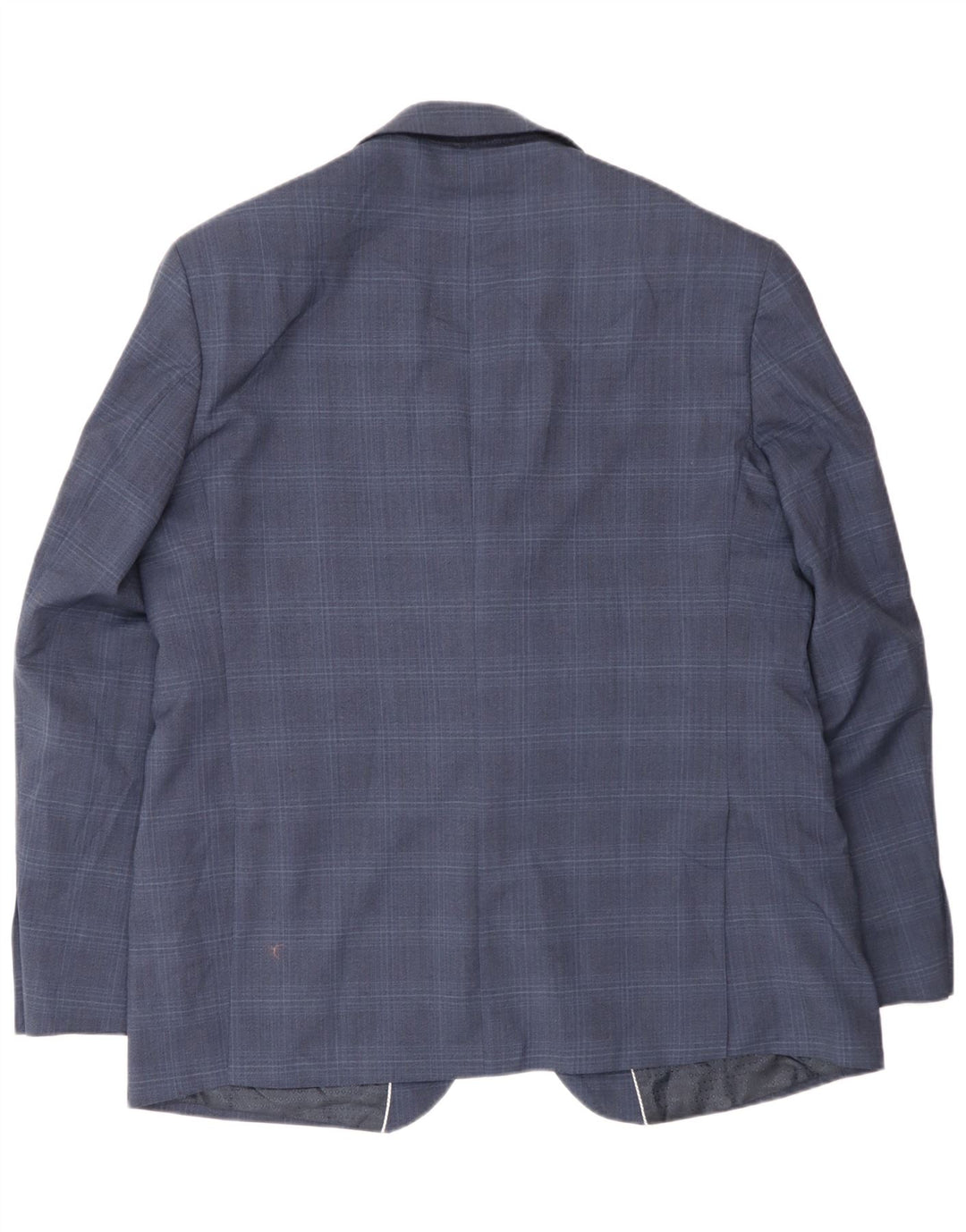 Мужской пиджак Pierre Cardin на 2 пуговицах IT 56 3XL Темно-синий в клетку, шерсть