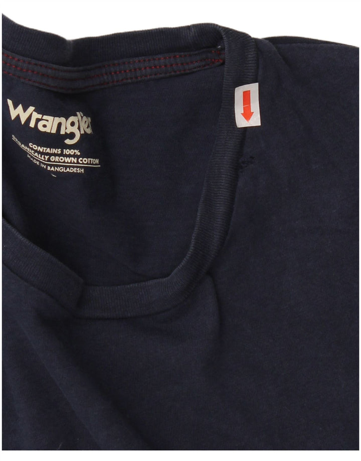Мужская футболка Wrangler, большой темно-синий хлопок