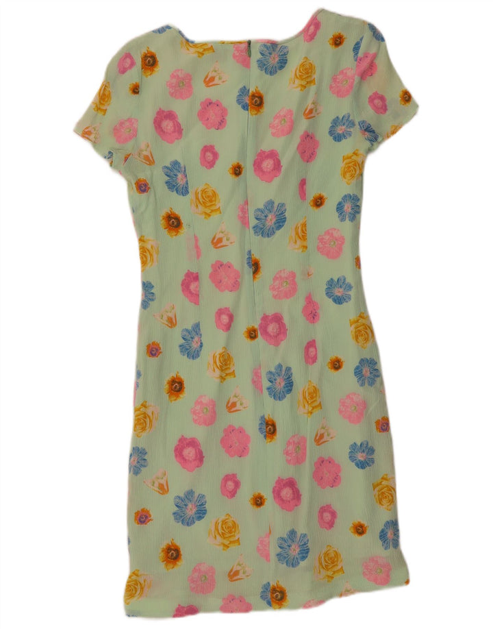 EMANUEL UNGARO Womens Sundress EU 40 Medium Green Floral