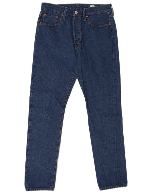 Мужские прямые джинсы Levi's 501 S W29 L30 синие, хлопок