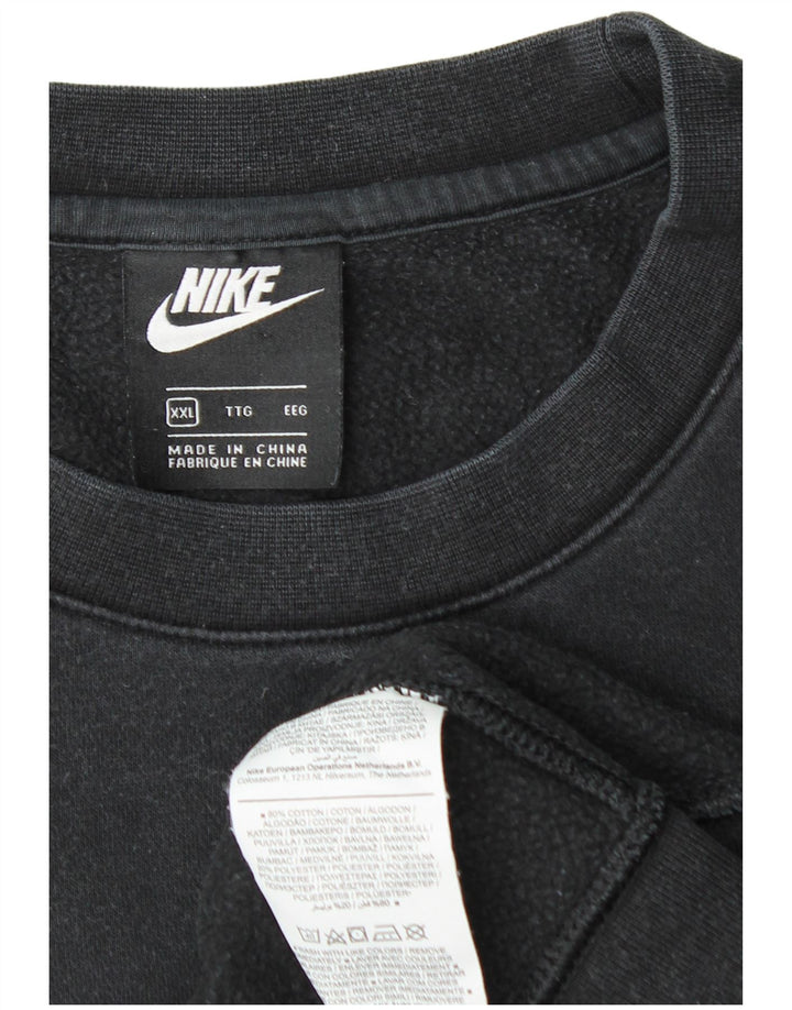 Мужской свитер NIKE 2XL, черный хлопок