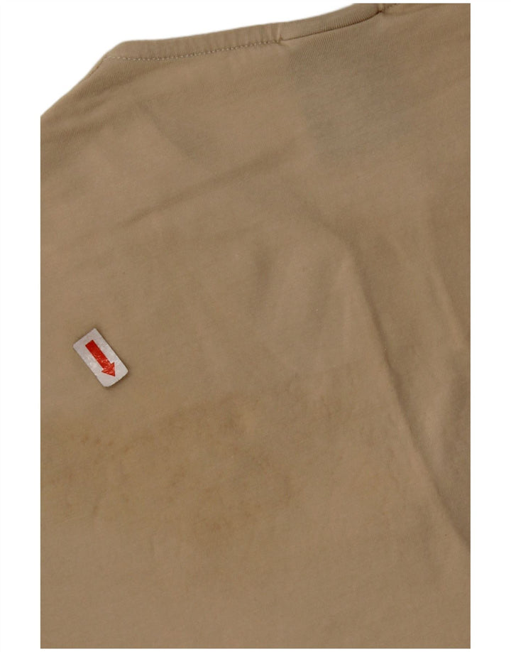 Женская укороченная футболка NIKE UK 10/12, средний бежевый