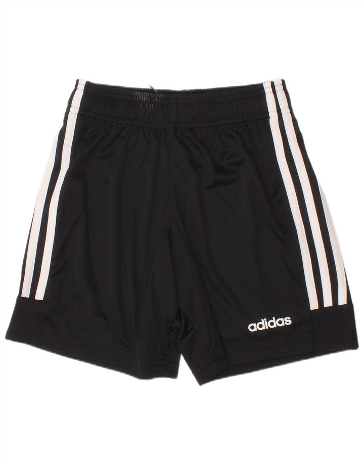 Спортивные шорты Adidas Climalite для мальчиков 9-10 лет, черный полиэстер
