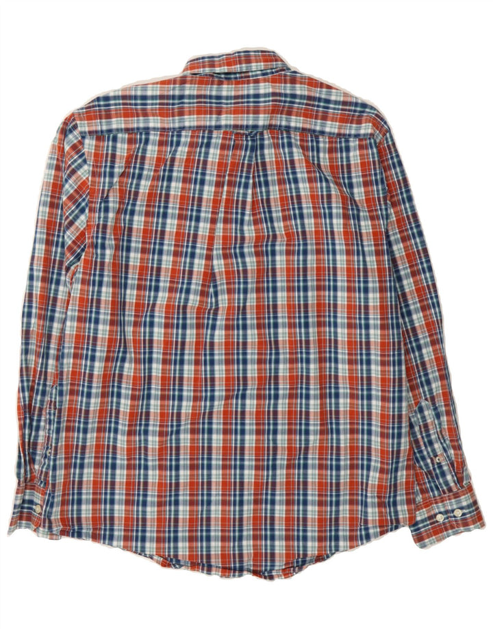 IZOD Mens Shirt Medium Multicoloured Check Vintage Izod and Second-Hand Izod from Messina Hembry 