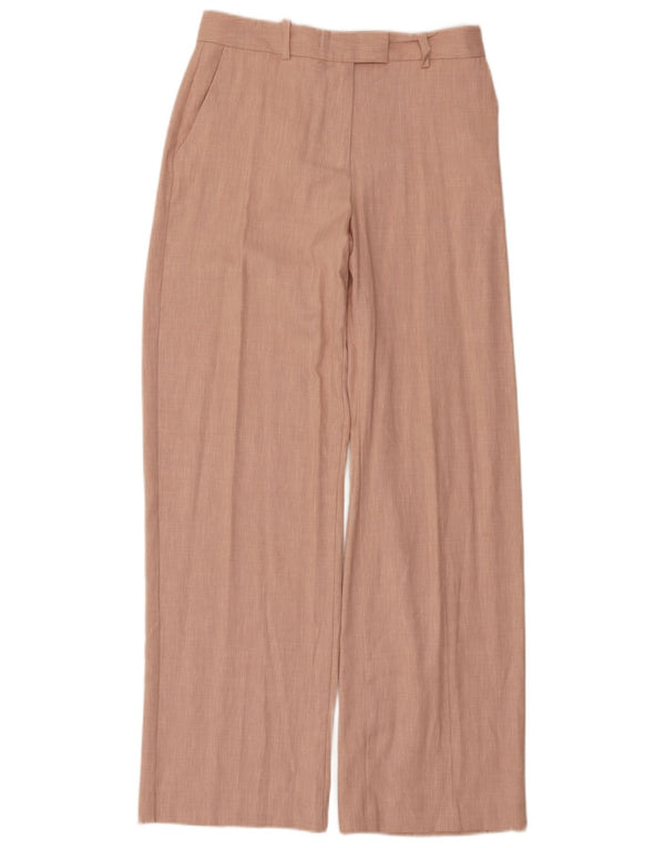 Женские широкие брюки чинос Zara, маленькие W26 L31, розовый полиэстер