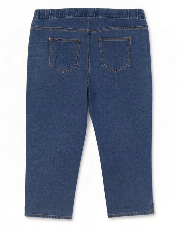 Женские джинсы-капри Marks & Spencer Autograph UK 20 2XL W40 L22 синие, хлопок