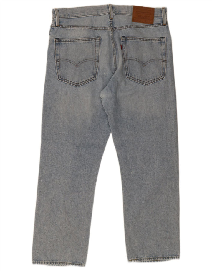 Мужские прямые джинсы Levi's 551 W32 L28 синие, хлопок