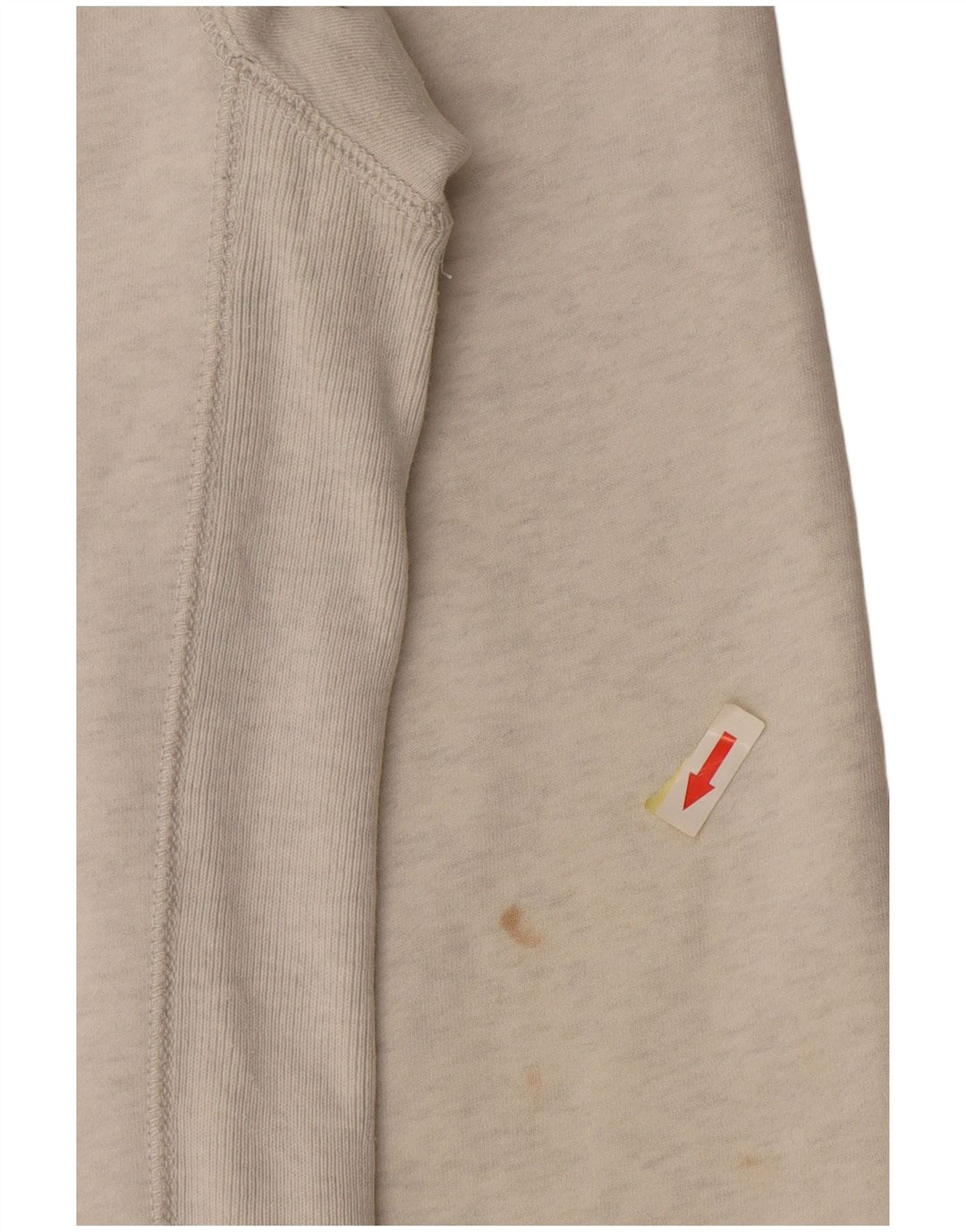 Superdry Мужской свитер с капюшоном и молнией с графическим рисунком, средний белый хлопок