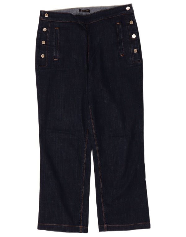 Женские укороченные джинсы Massimo Dutti EU 40 Medium W30 L25 Темно-синие, хлопок