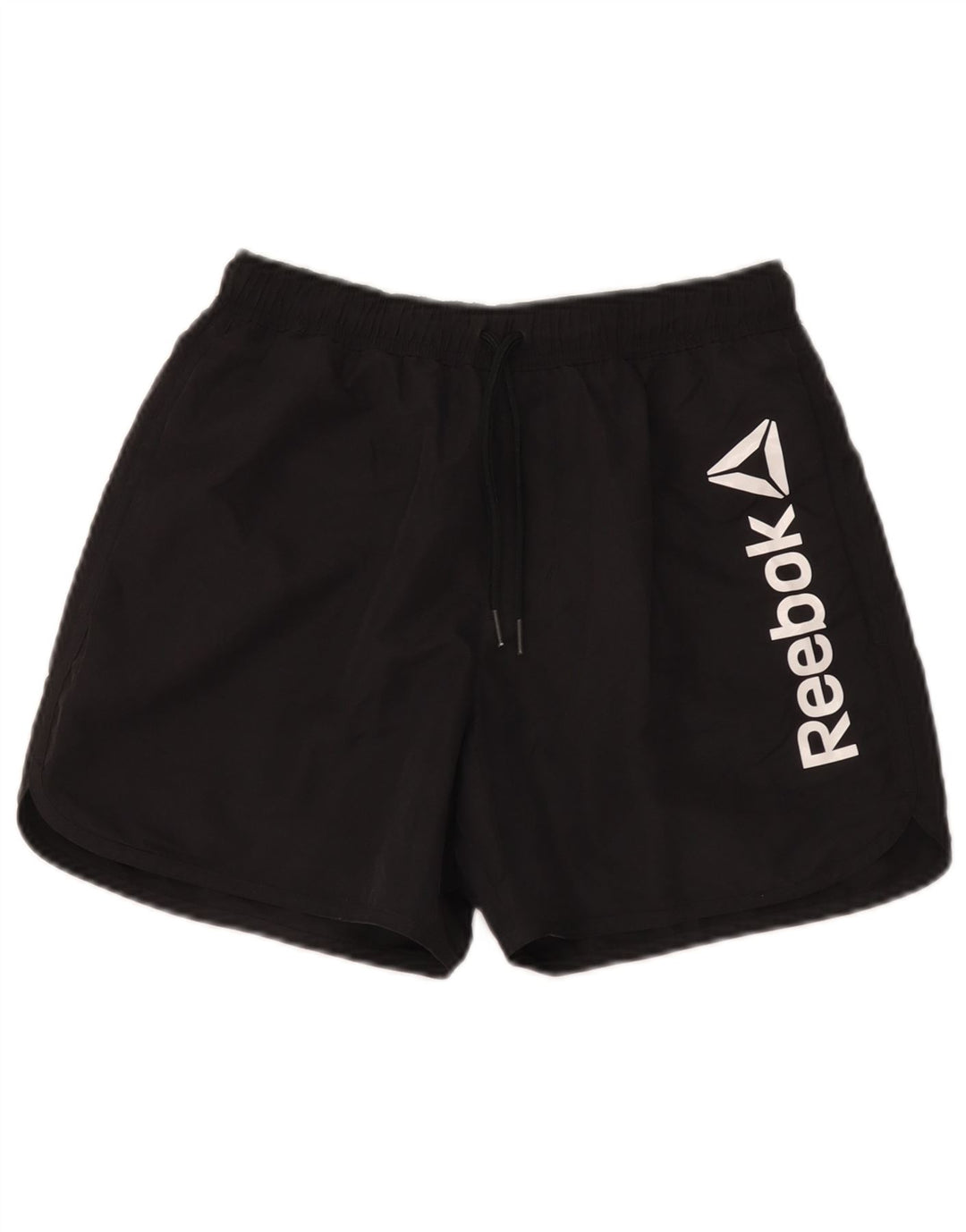 Reebok Мужские спортивные шорты с рисунком, маленькие черные из полиэстера