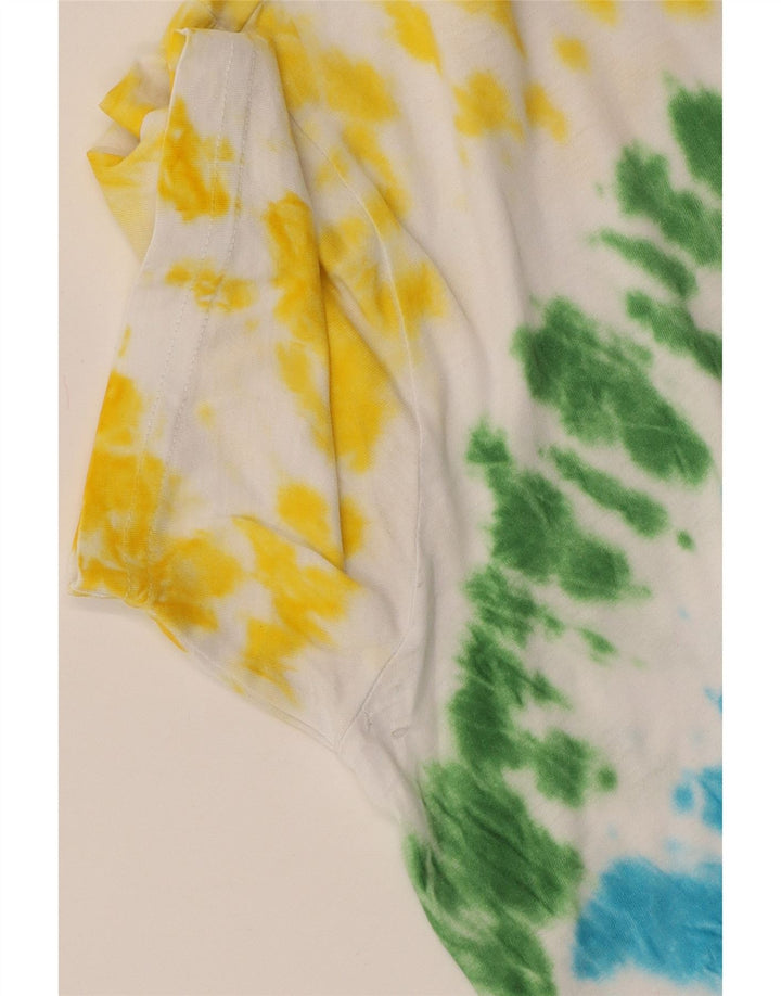 Женская футболка CHAMPION Top UK 16, большой разноцветный хлопок, цвет тай-дай