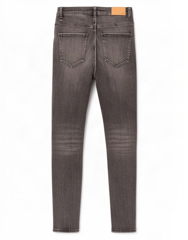 Женские джинсы скинни Zara EU 38, маленькие W28 L27, серый хлопок