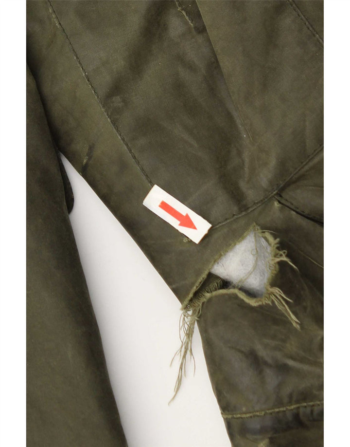 Мужская куртка Barbour из вощеного хлопка UK 36, маленький зеленый хлопок
