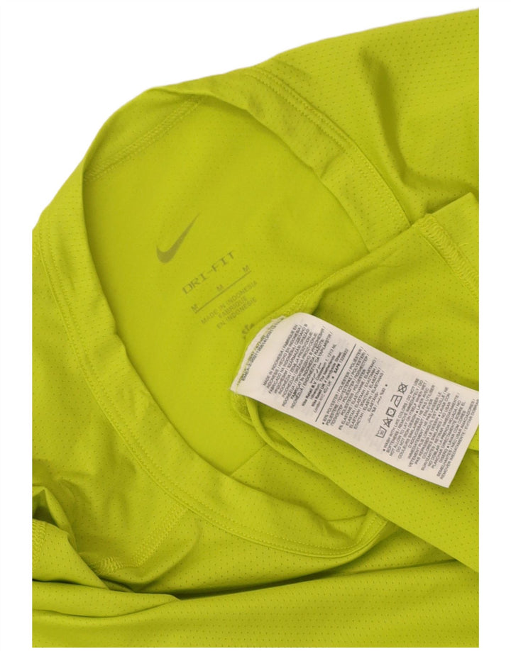 Мужская футболка Nike Dri Fit, средний зеленый полиэстер
