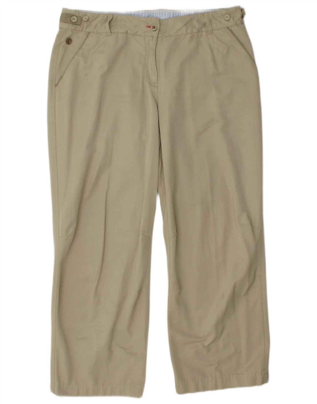 TOMMY HILFIGER Женские прямые повседневные брюки EU 42, большие W34 L27, бежевые